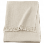 Beige throw