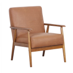 Tan leather chair