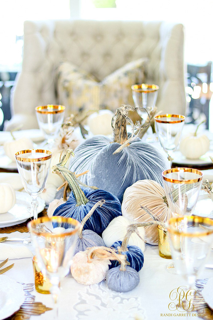 velvet pumpkins
