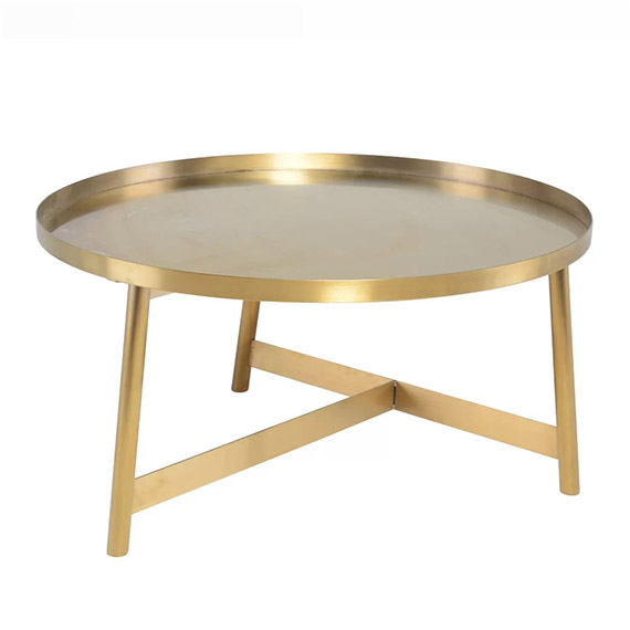 Northgate+Coffee+Table - round gold