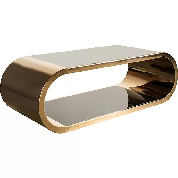 modern gold coffee table