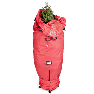 Upright christmas tree storage bag