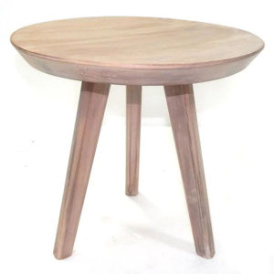 light wood foot stool