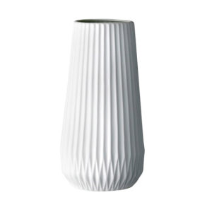 white geo vase