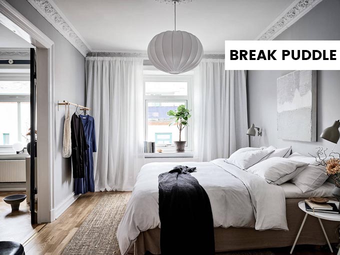 break puddle curtains example