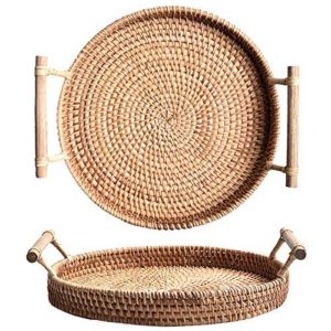woven basket tray