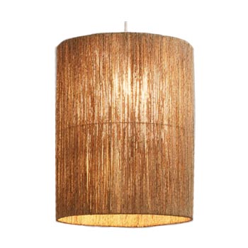 jute pendant light