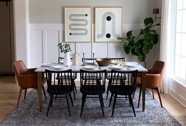 Get The Look: Chic Mid Century Modern Dining Room