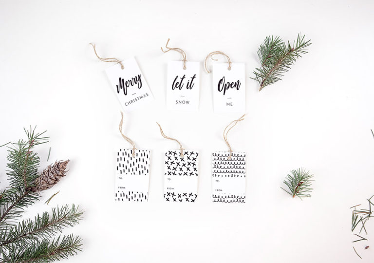 Free Printable Christmas Gift Tags – Beautiful and Easy to Make!