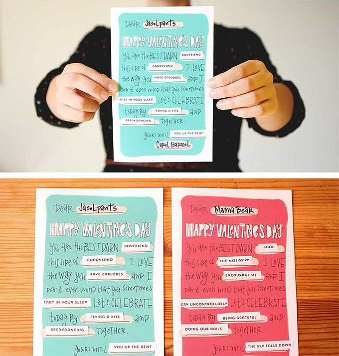 funny mad lib Free Valentine Printables