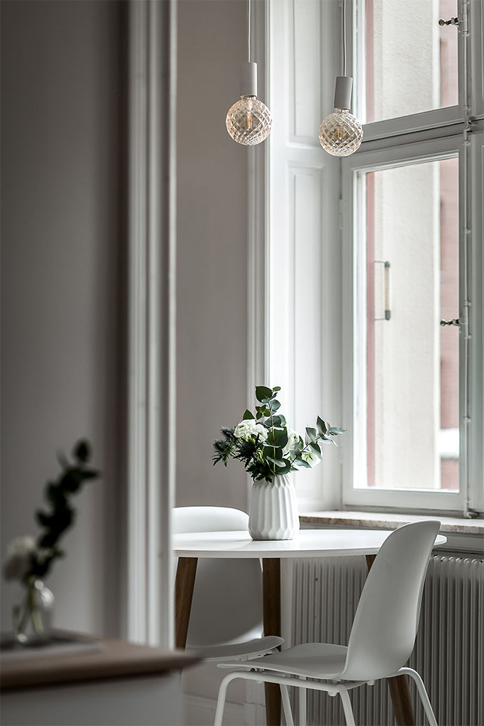 a calm scandinavian nook 