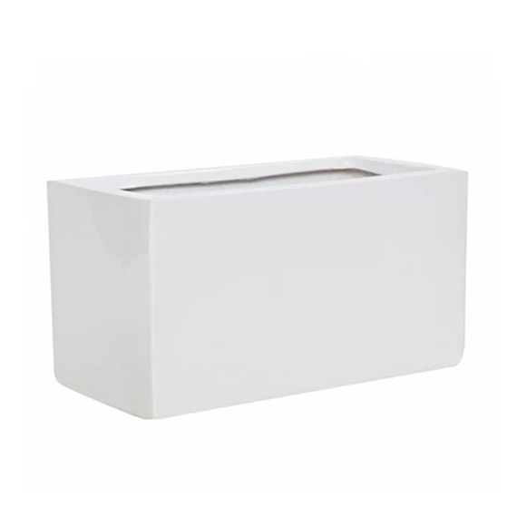 white planter