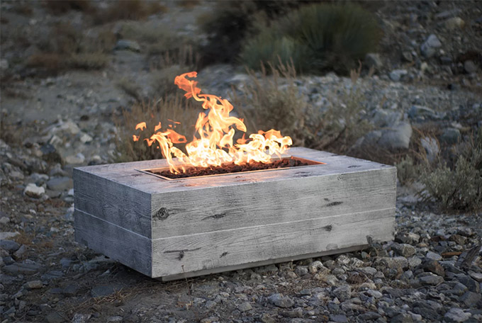 propane fire table - coronado fire pit from all modern