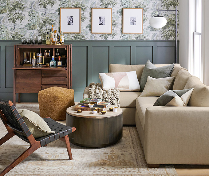 modern farmhouse decor can easily be shopped online at many retailers