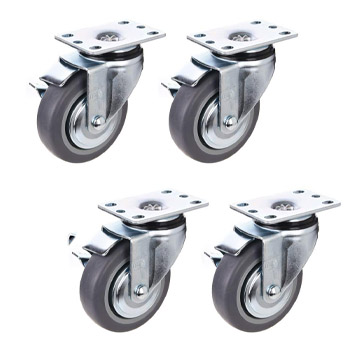 black caster wheels to add to your kallax shelving unit