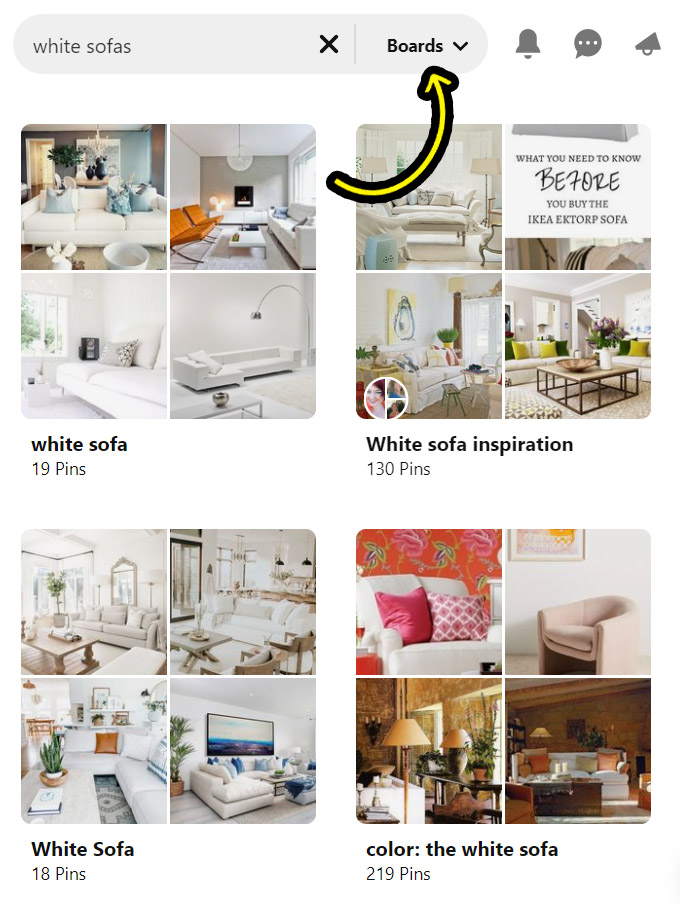 how to choose a sofa - search boards on pinterest for curated selections of sofas 