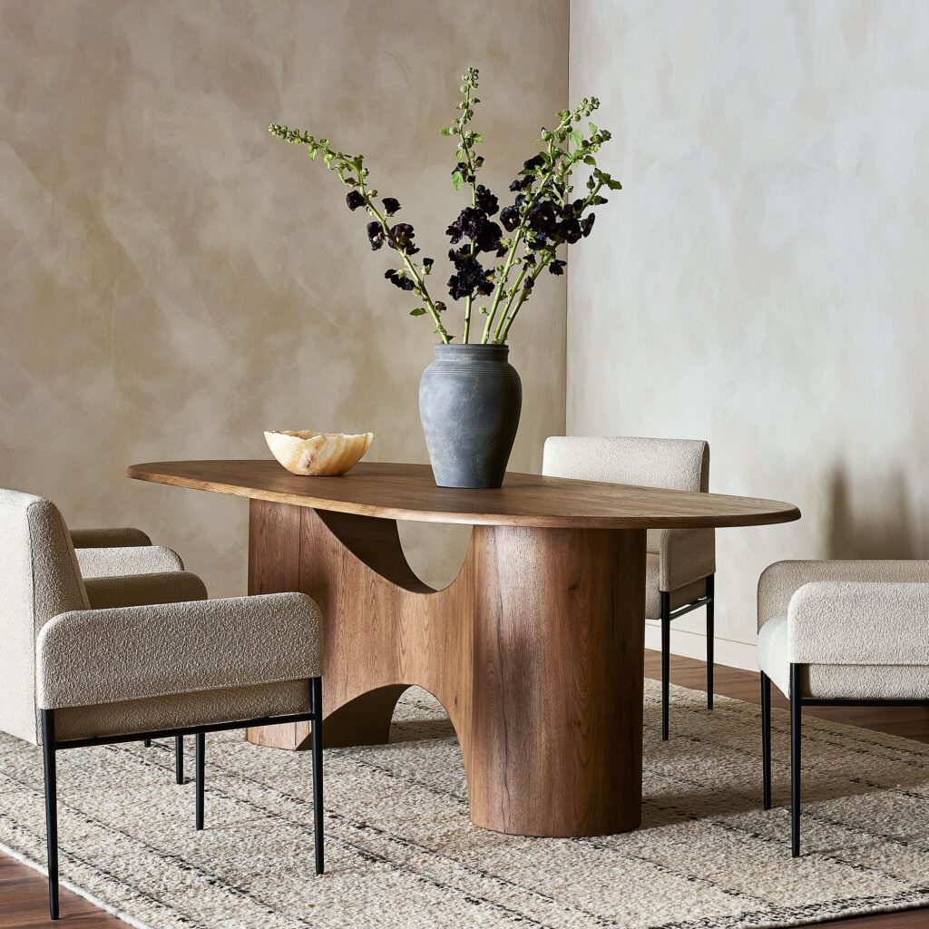 oval dining table from west elm