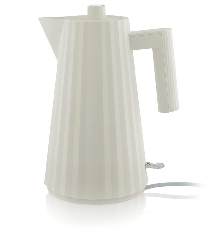 white alessi plisse kettle