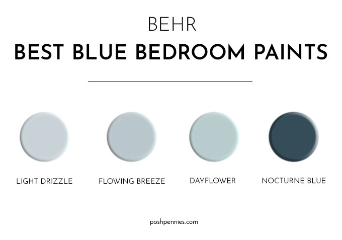 best blue paint for bedrooms from behr
