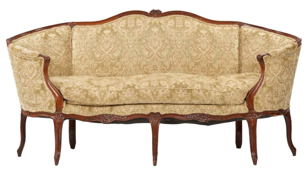 this is what a classic cabriolet sofa looks like