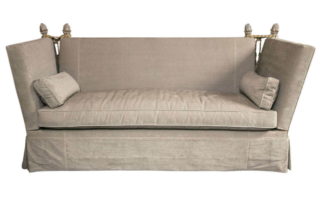 photo of a more contemporary knole sofa