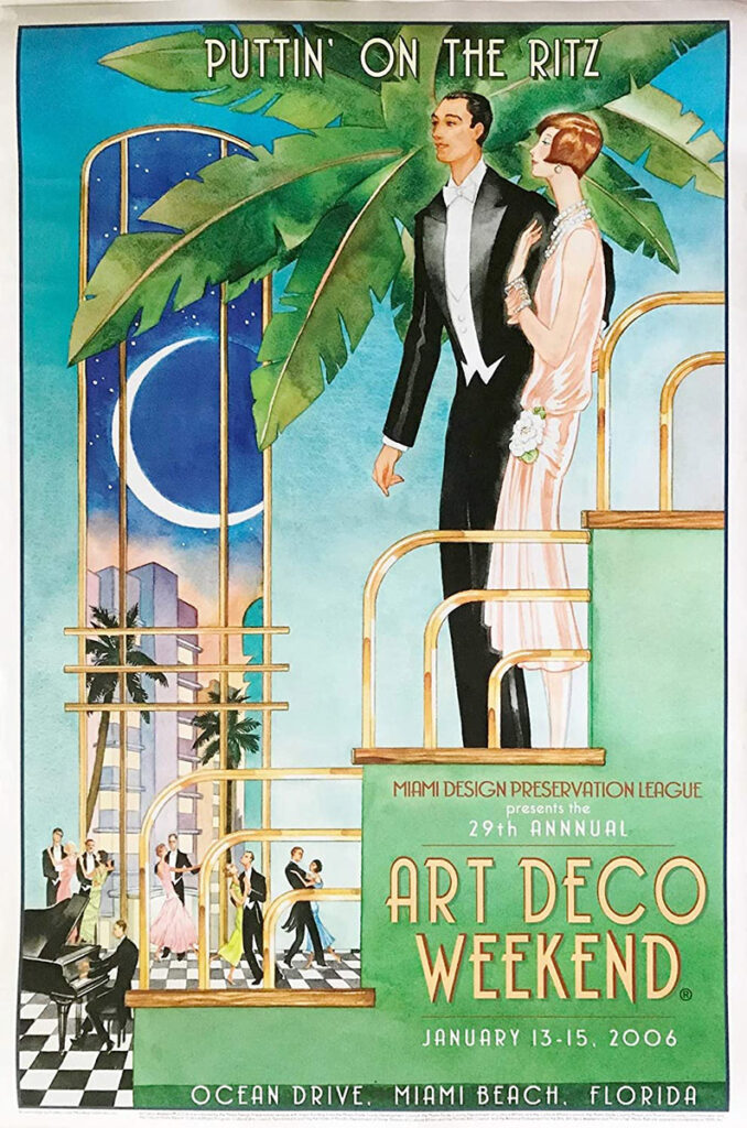 art deco poster