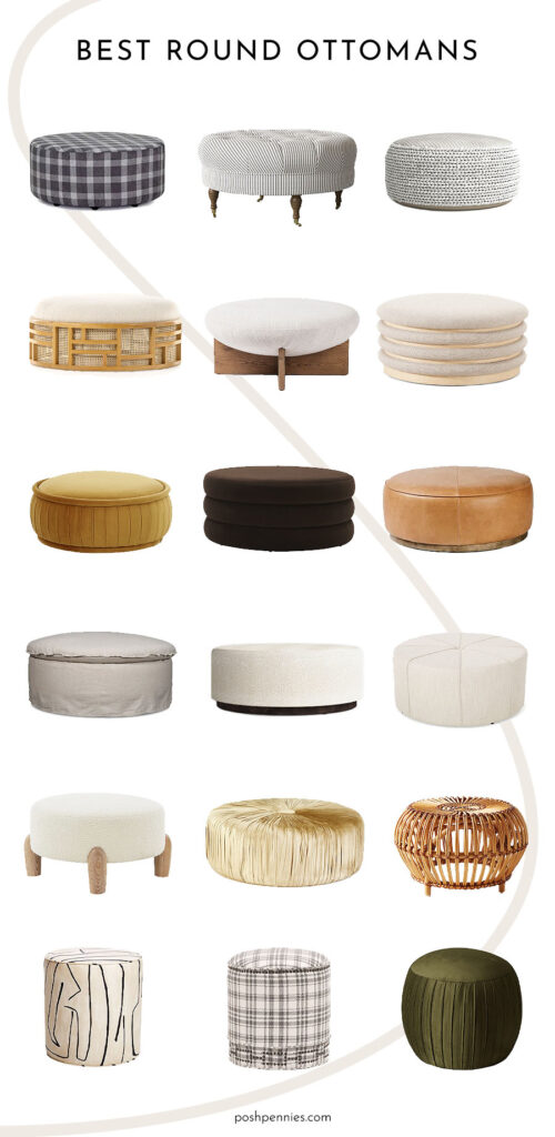 ROUND UP OF BEST ROUND OTTOMANS