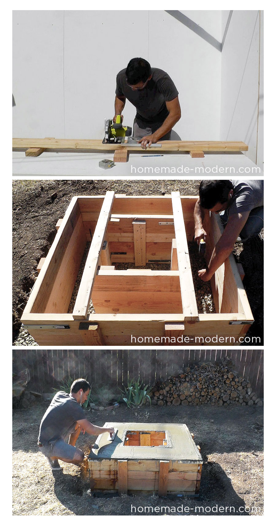 Modern firepit DIY