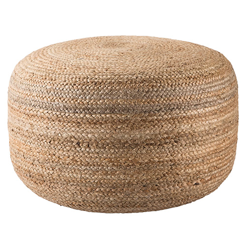 woven floor pouf