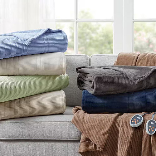 RIBBED CHIC ELECTRIC BLANKET