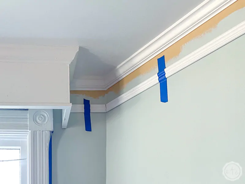 build up your existing boring builder grade crown molding by extending it and making it larger